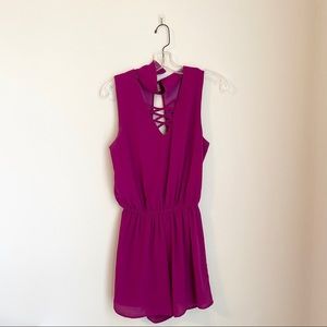 Purple Romper